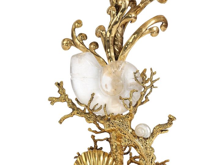 Лампа Nautilus с кораллами и ракушкой, Goossens