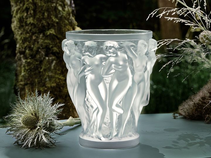 Хрустальная ваза Bacchantes, Lalique